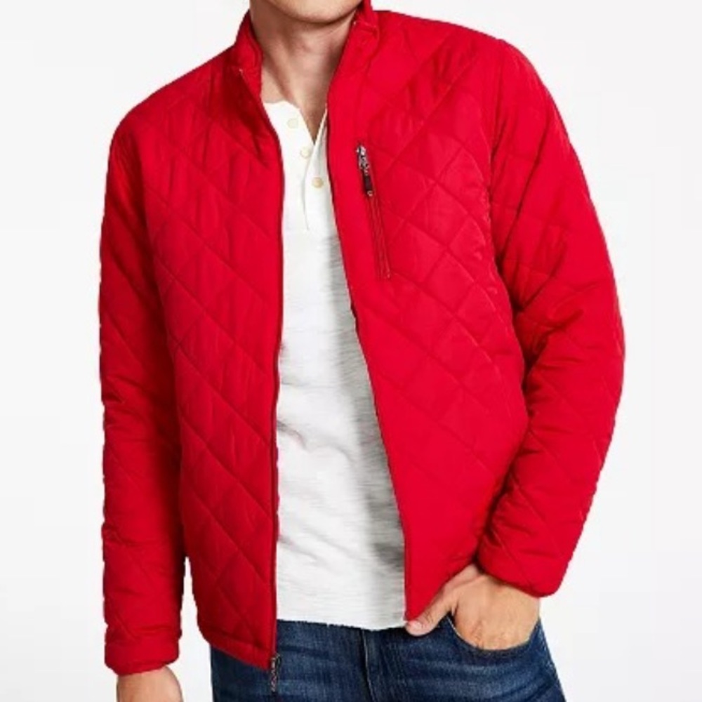 Hawke & Co Men's Chili Pepper Quilted Jacket